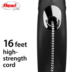FLEXI Classic Double Cord retractable dog leash showing its ergonomic grip.