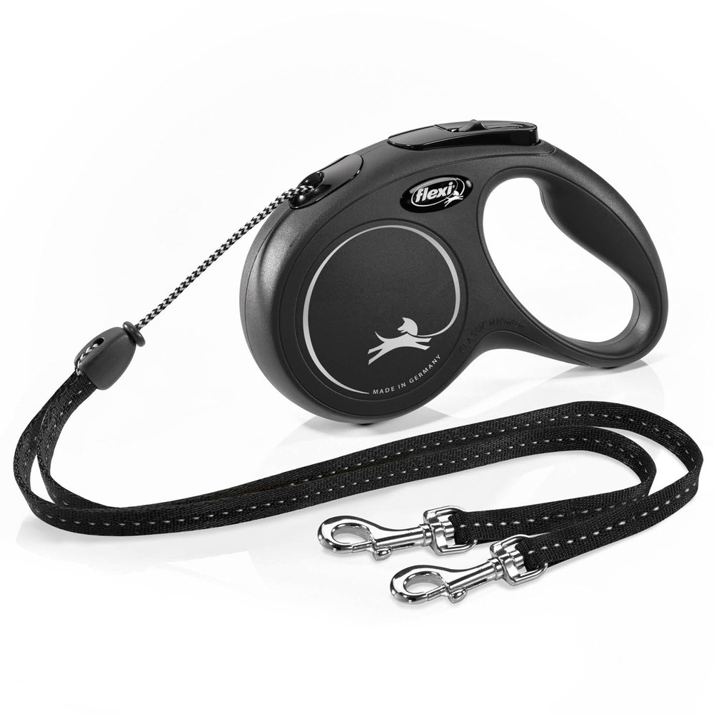 FLEXI Classic Double Cord retractable dog leash shown from the front.