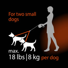 FLEXI Classic Double Cord retractable dog leash showing its swivel design.