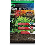 Fluval Plant and Shrimp Stratum 8.8 lb bag shown from the front.