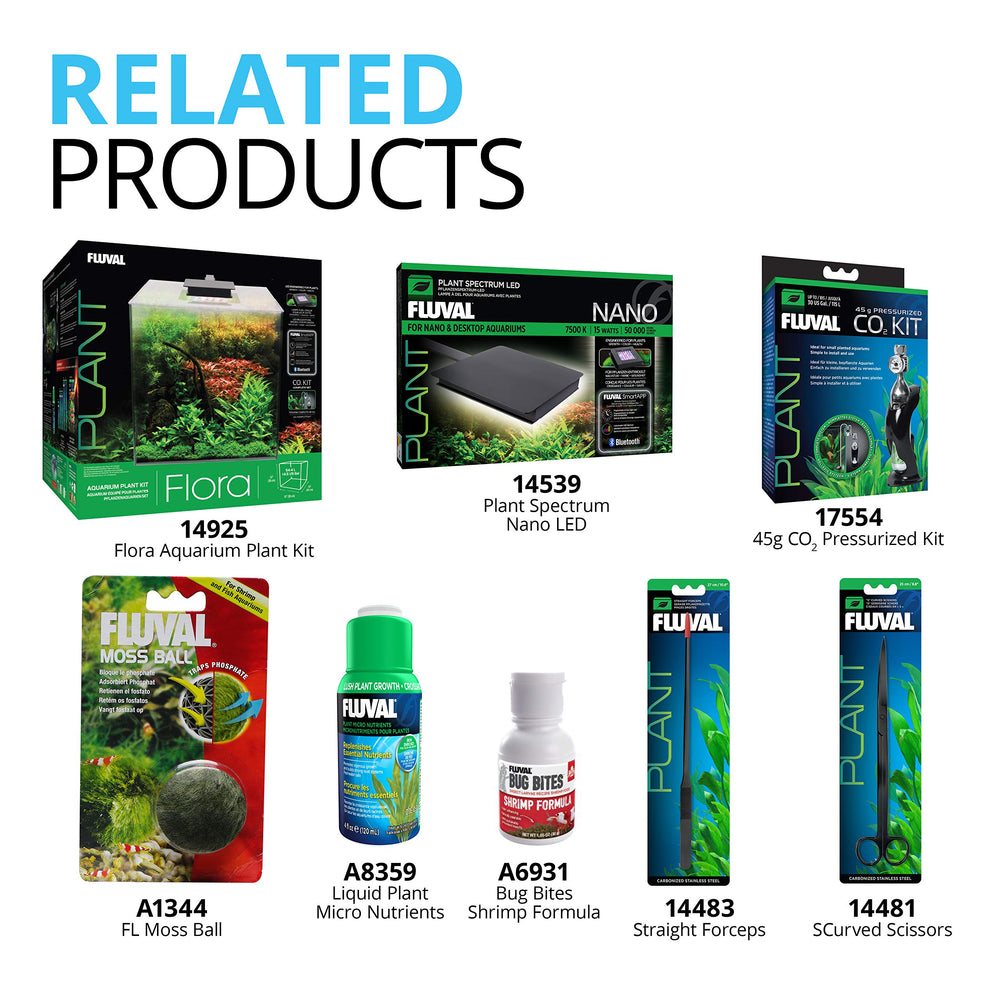 Side view of the Fluval Plant and Shrimp Stratum bag.