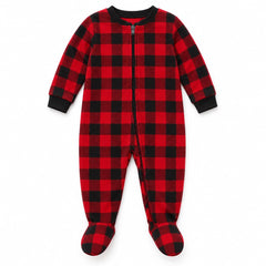 #followme Buffalo Plaid Dog Jacket with a close view of its plaid pattern.
