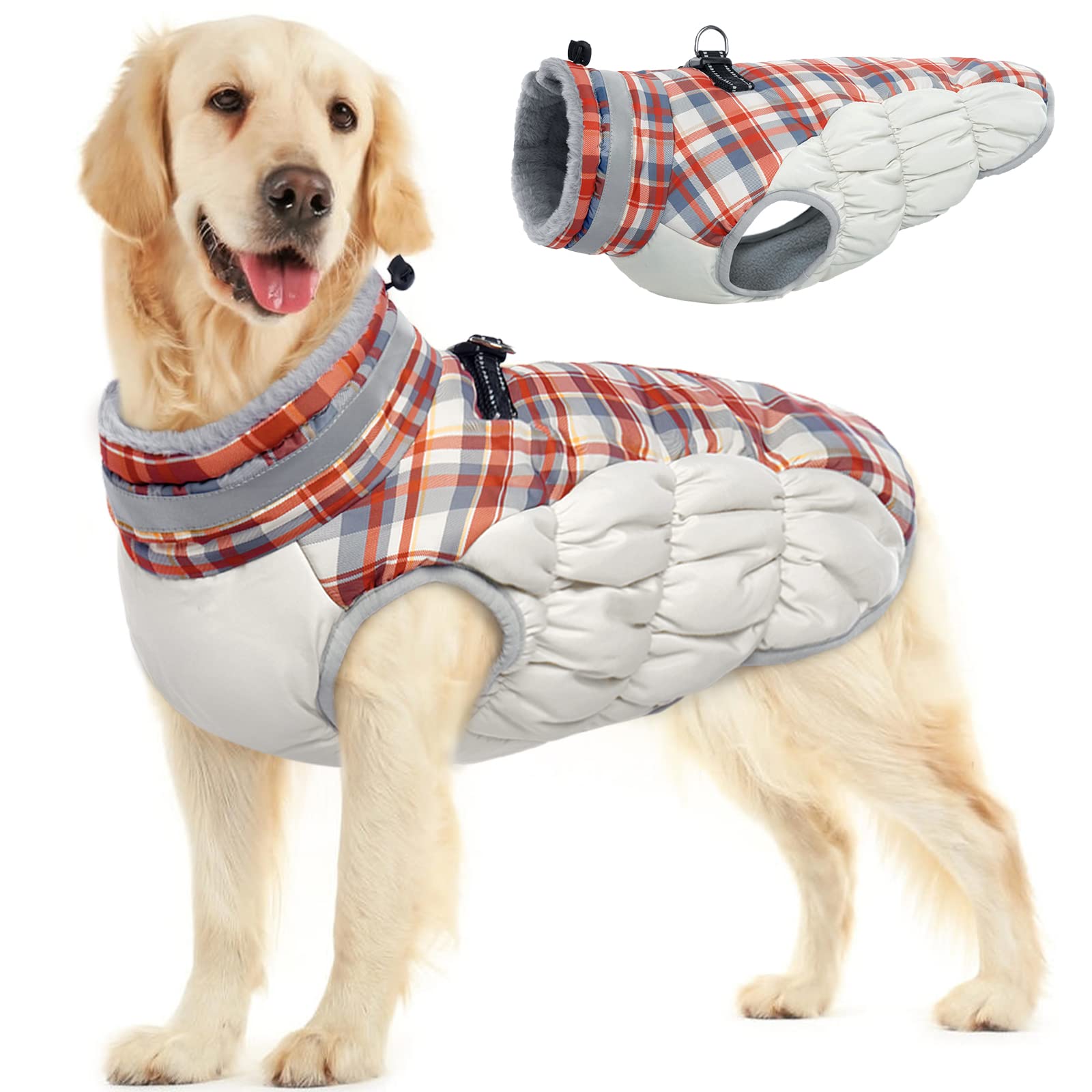 FUAMEY dog jacket shown from the front.
