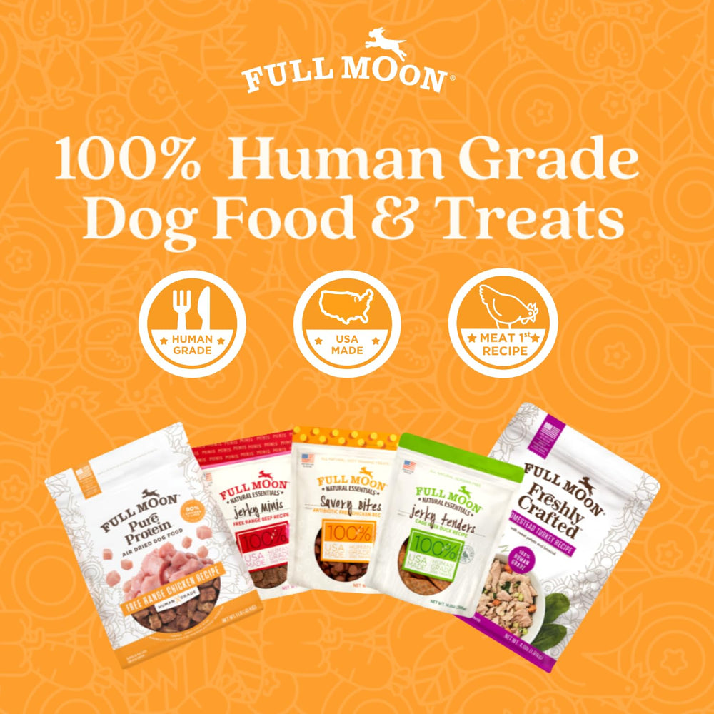 Full Moon Essential Beef Savory Sticks shown from an alternate product angle.