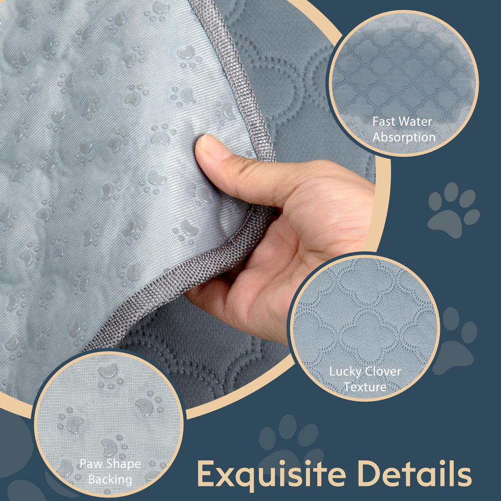 FunFurry washable pee pad shown in use for a small pet.