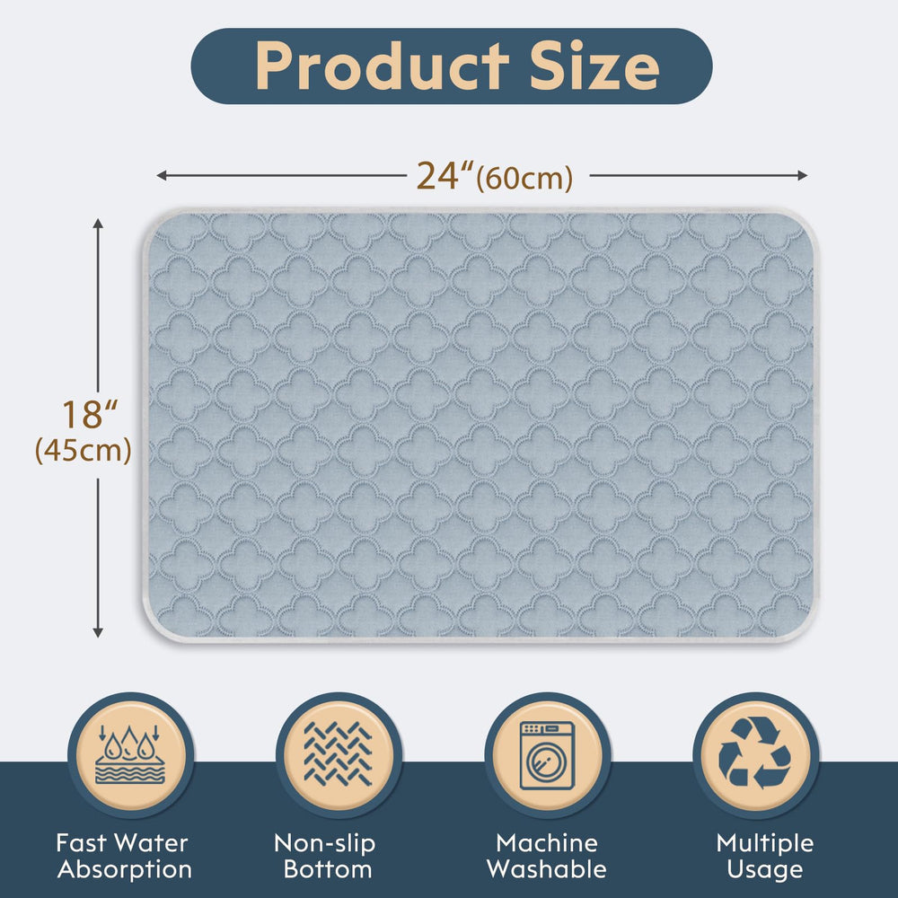 FunFurry washable pee pad with its absorbent top surface visible.