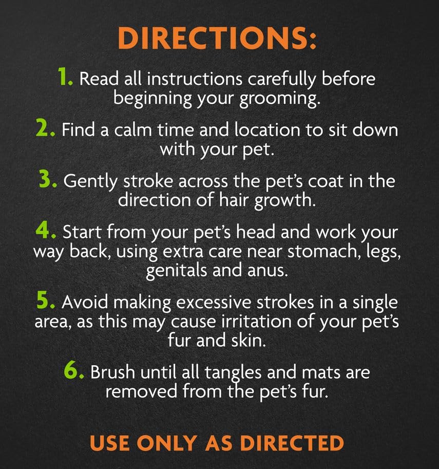 FURminator Grooming Rake shown from a side angle.