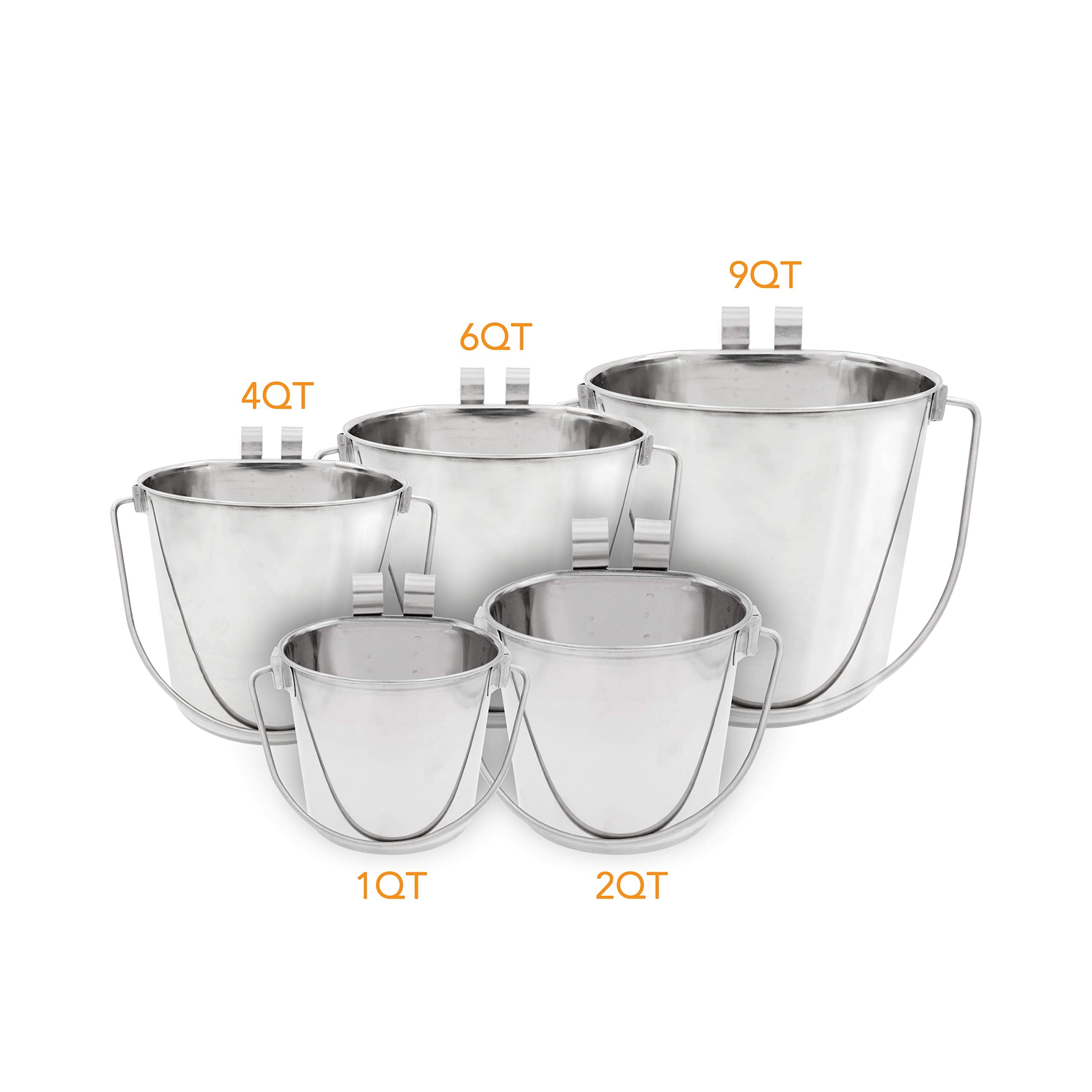 Fuzzy Puppy Pet Products pail showing the contoured carrying handle.
