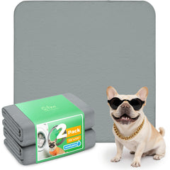 FXW washable dog pee pads shown from the front as a square reusable mat.