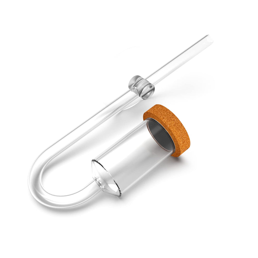 FZONE Neo CO2 diffuser shown with the suction cup used for aquarium placement.