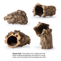 Galápagos Natural Cork Bark showing a hollow section that can provide a hiding space.