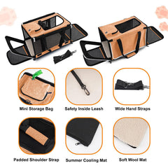GAPZER pet carrier folded into a storage pad.