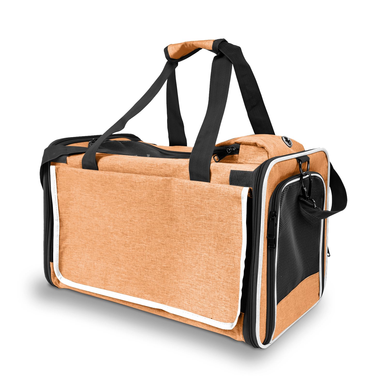 GAPZER pet carrier mesh panels shown in close-up.