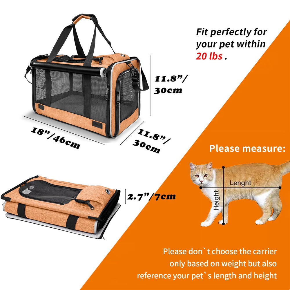 GAPZER pet carrier with its roll-down blinds shown.