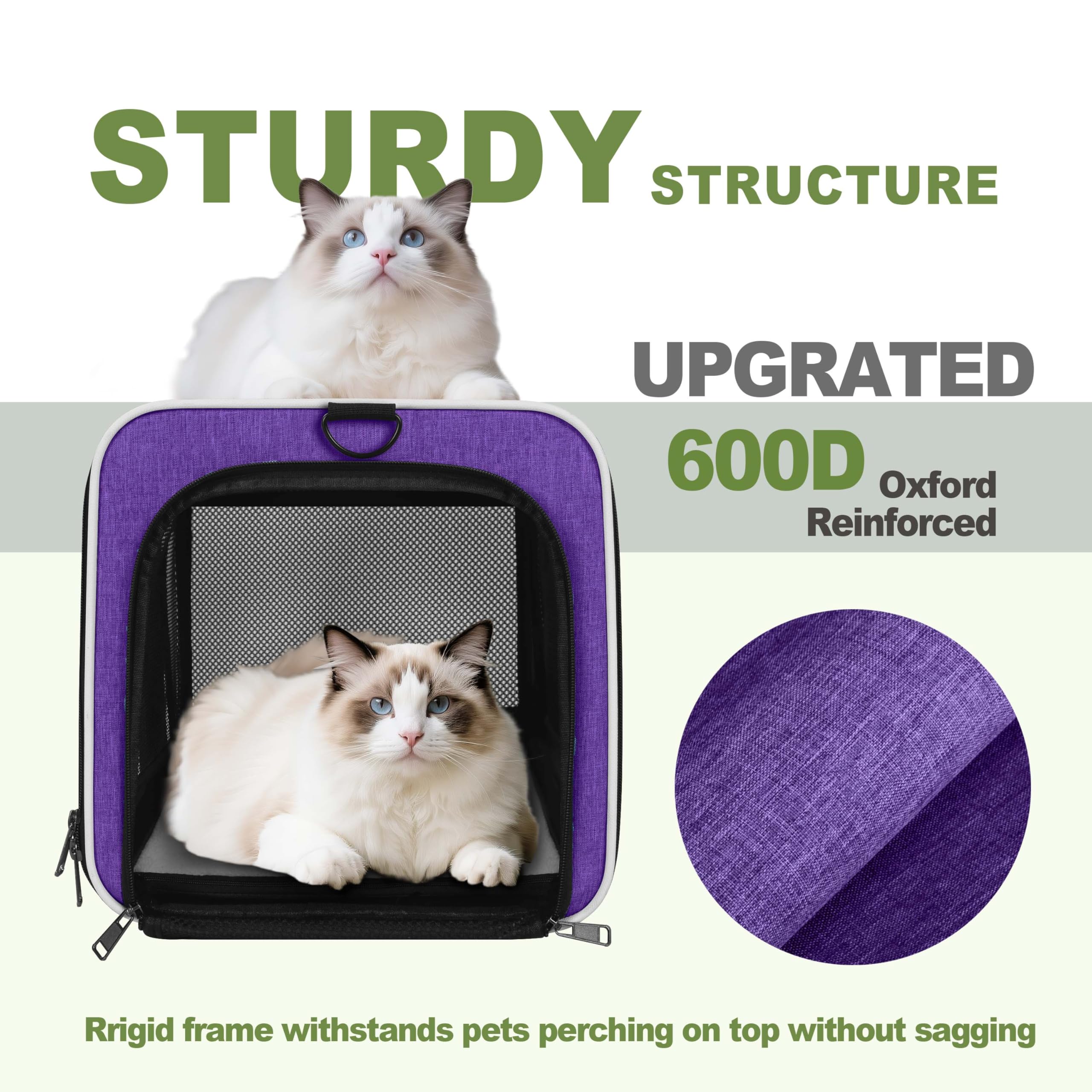 GAPZER pet carrier with its adjustable shoulder strap attached.