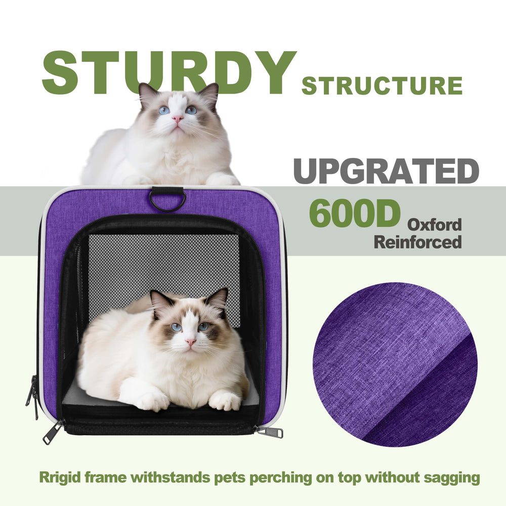 GAPZER pet carrier with its adjustable shoulder strap attached.
