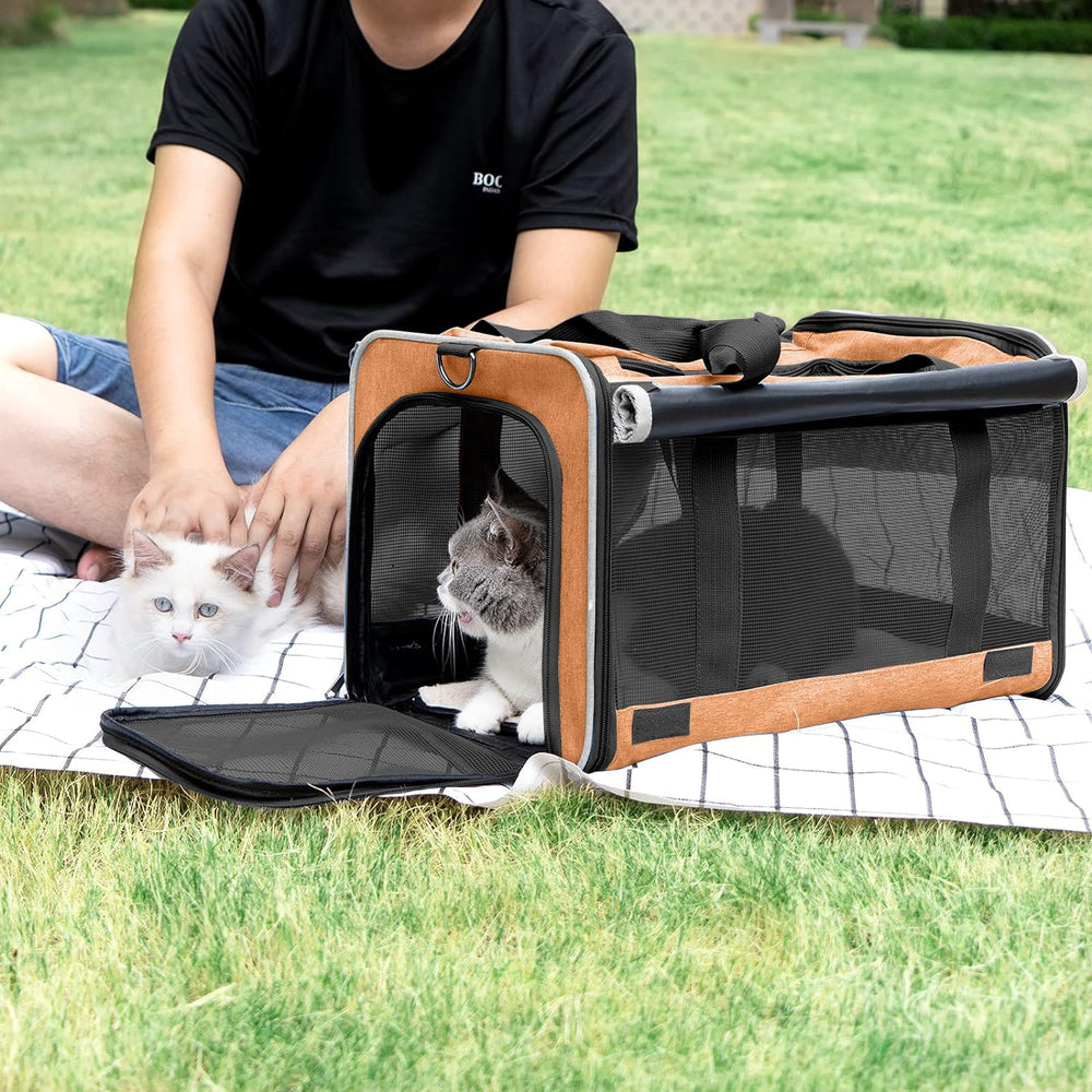GAPZER pet carrier shown with its side entry open.