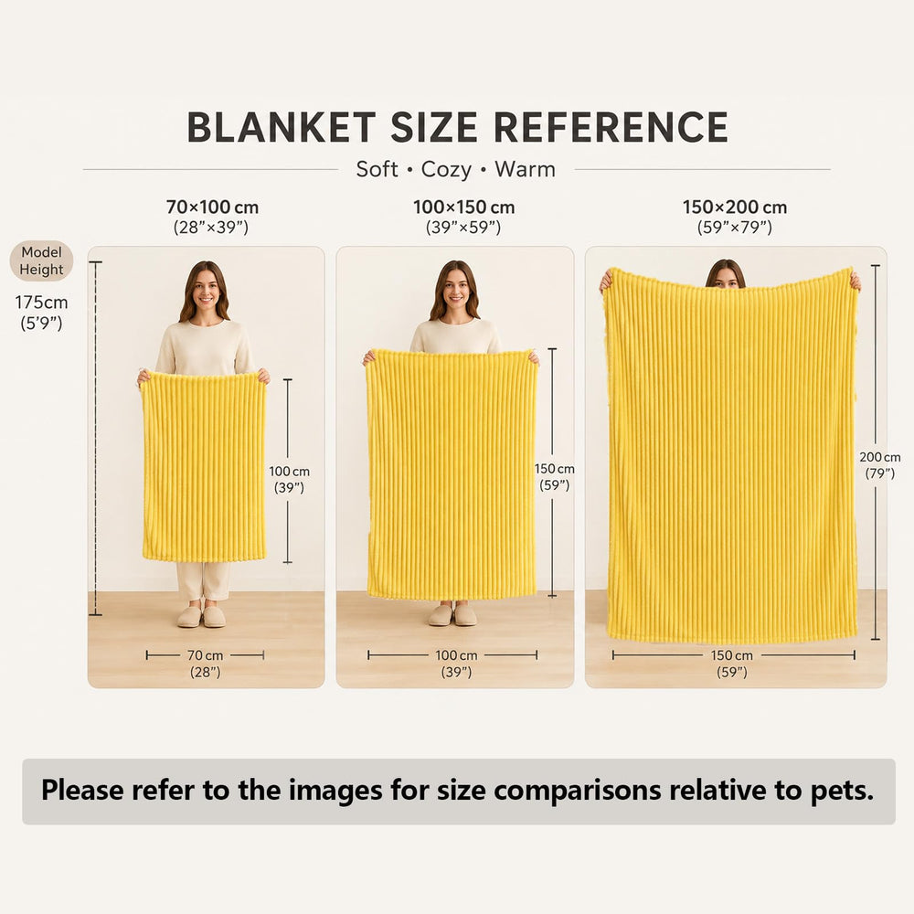 Generic Emotional Support Blanket folded to show its soft, plush surface.