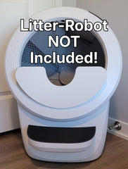 Generic Max Shield for Litter-Robot 4 close-up showing the middle opening.