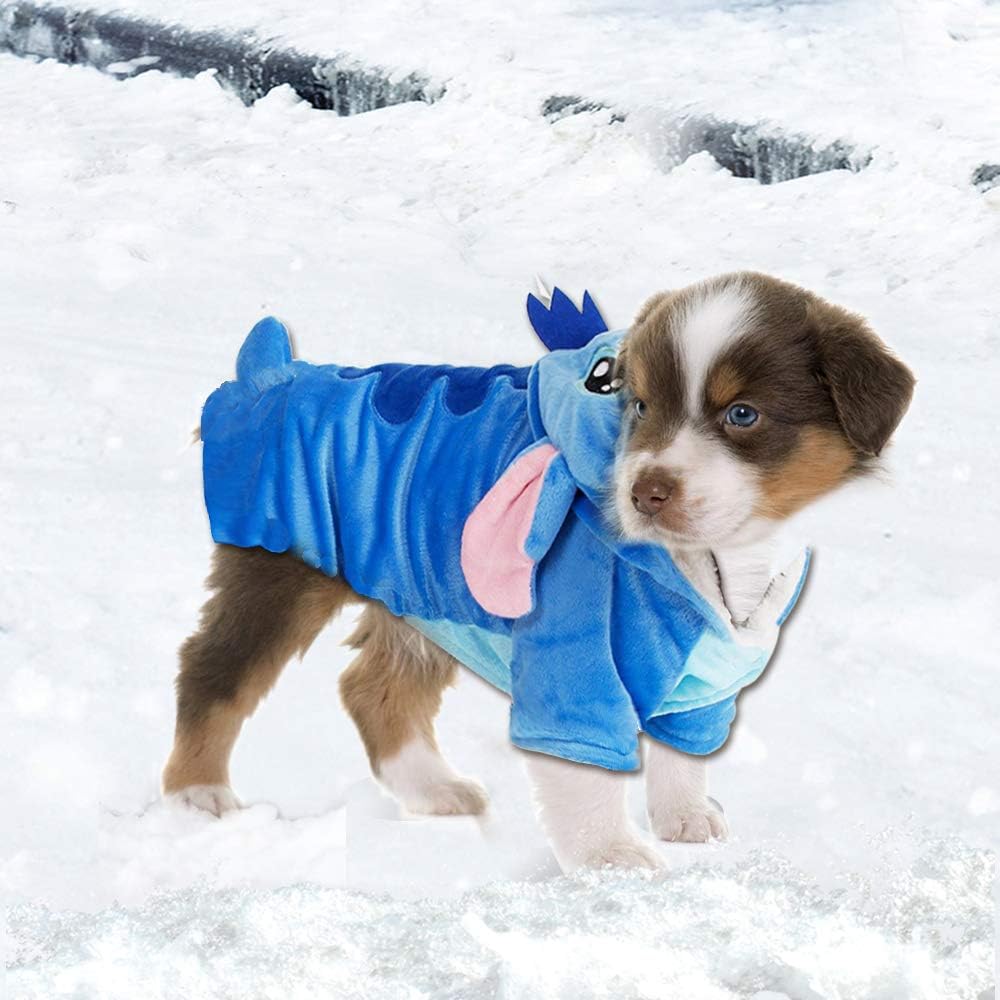Gimilife dog hoodie detail showing its four leg openings.