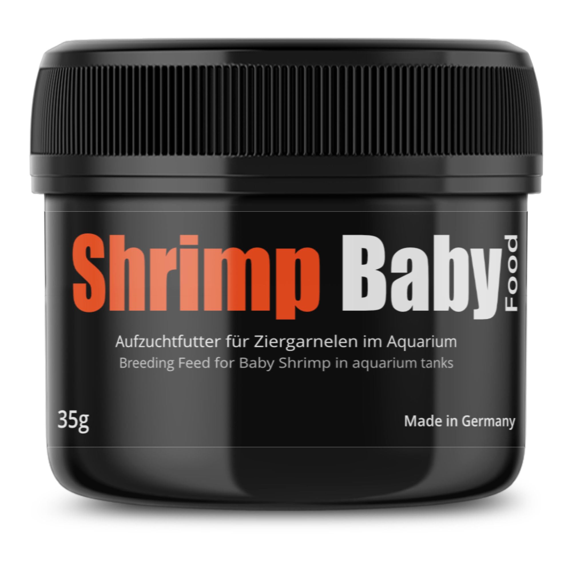 GlasGarten Shrimp Baby Food package shown from the front.