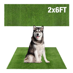 GLOBREEN dog grass pee pad shown as a full turf runner from the front.
