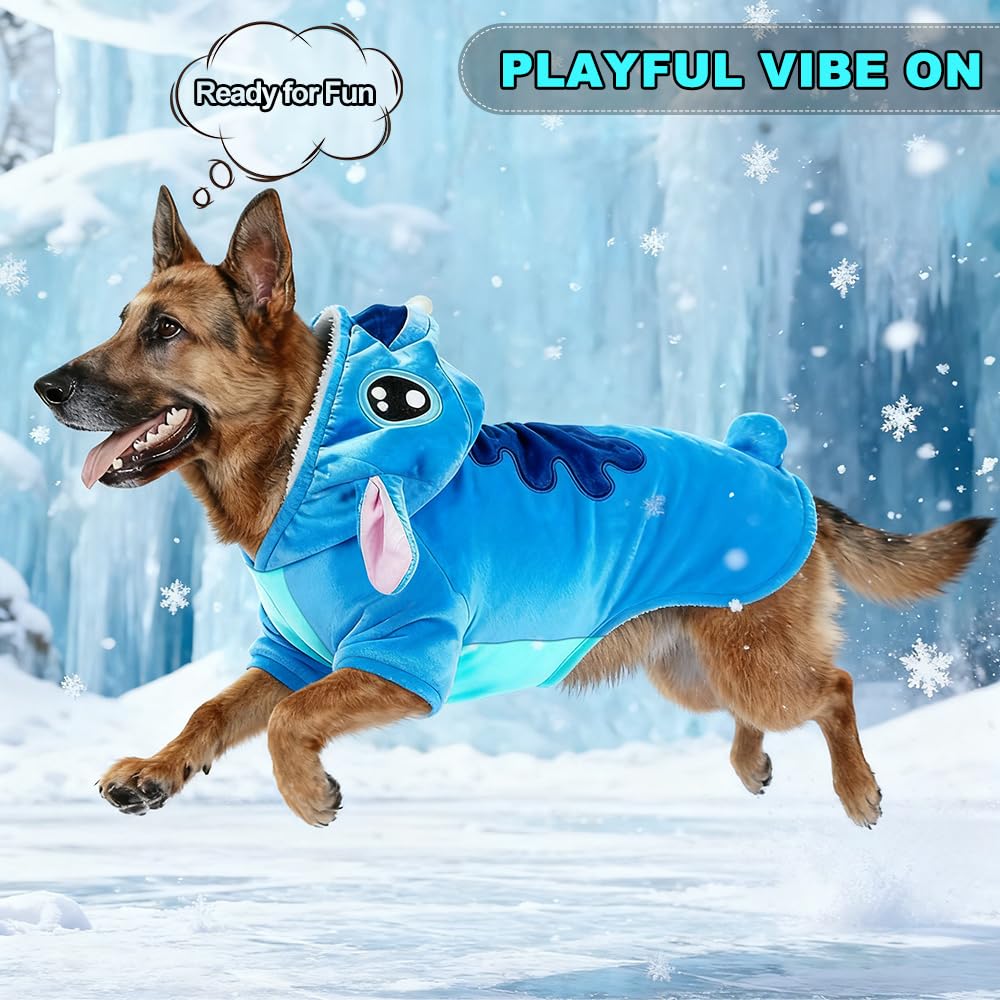 Gmayoo dog costume showing its cape-style design.
