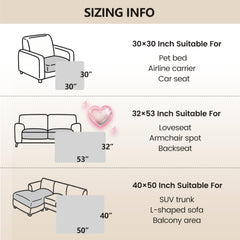 gogobunny loveseat cover displaying the different color on its reverse side.