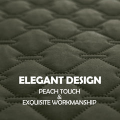 gogobunny loveseat cover laid over a sofa to protect furniture from pets.