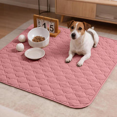 gogobunny pet blanket showing its dark pink side.