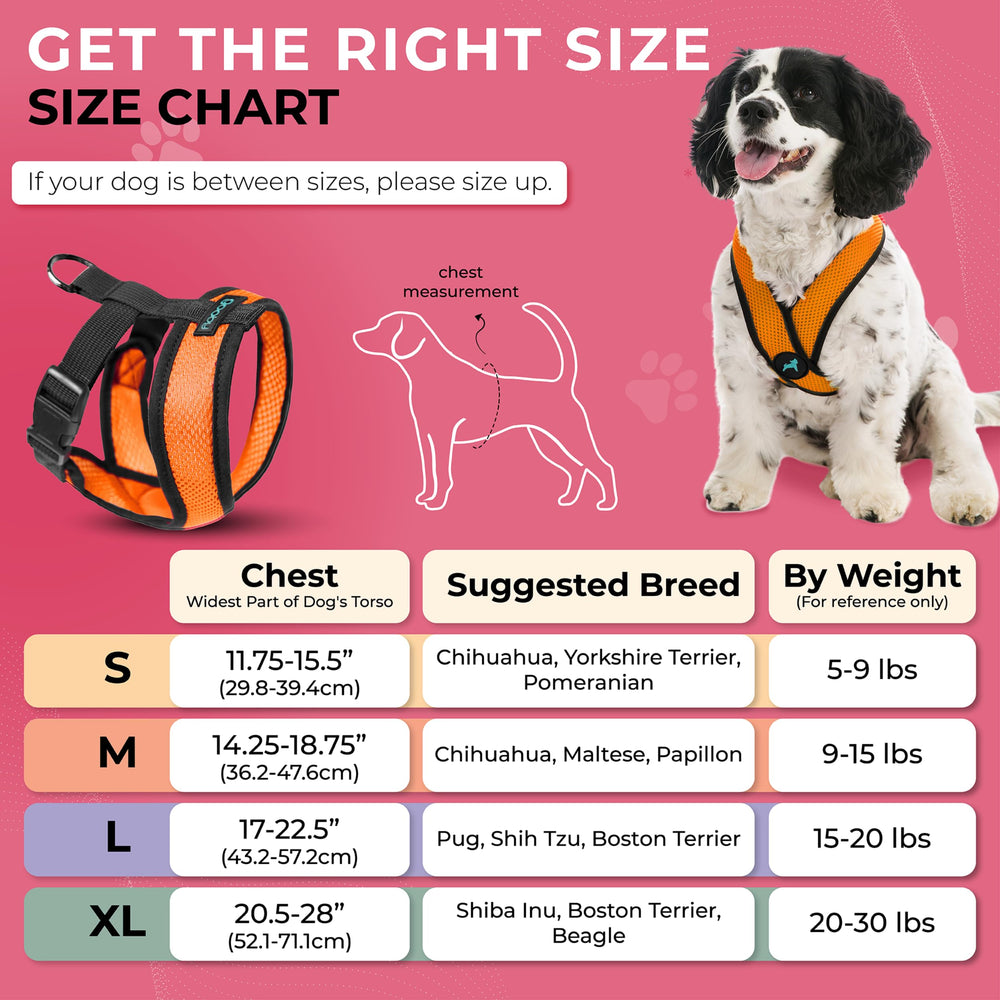 Gooby Comfort X dog harness close-up highlighting the polyester mesh.