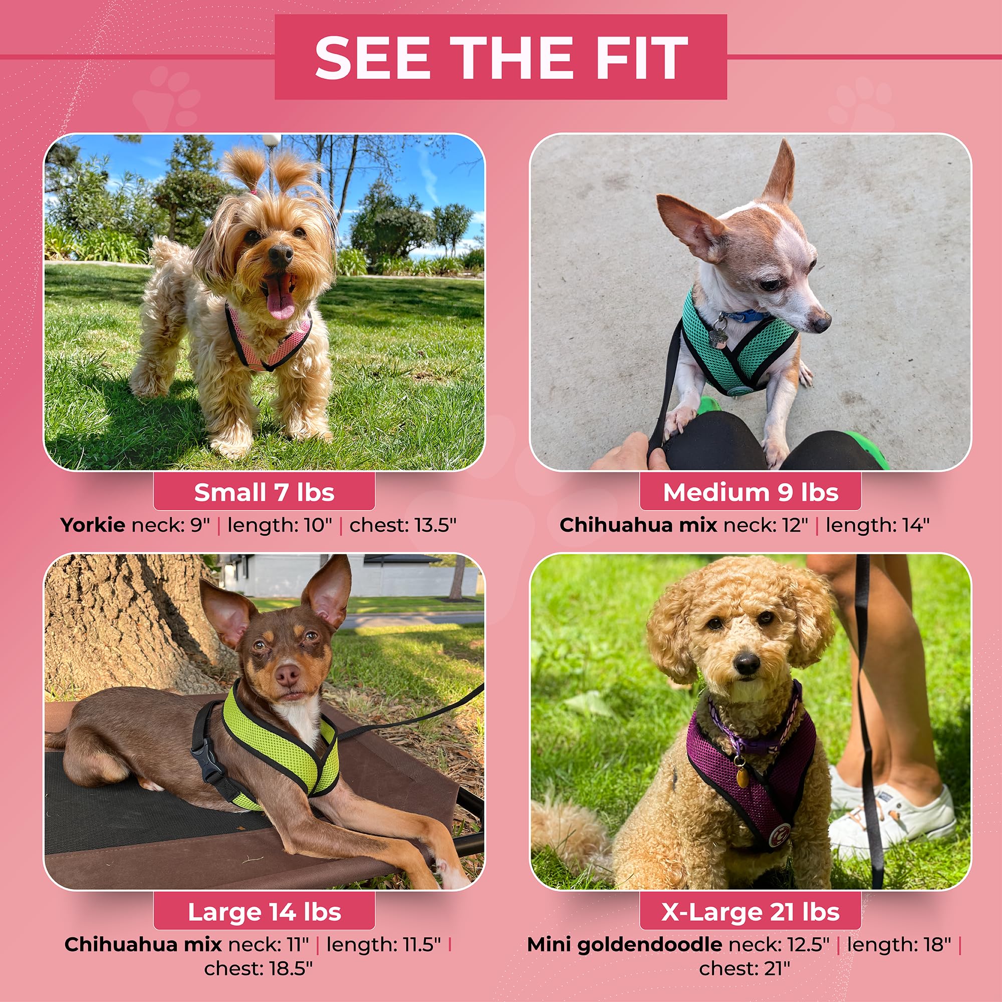Gooby Comfort X dog harness shown from the side.