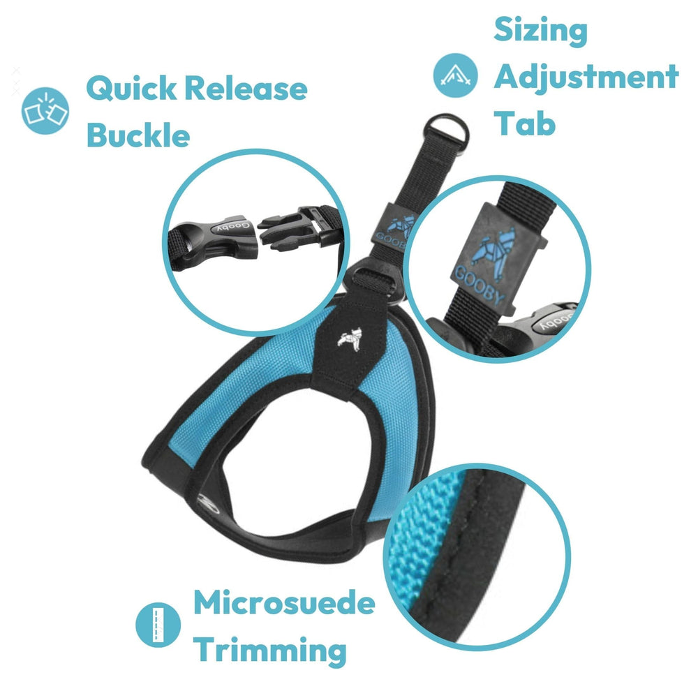 Gooby Easy Fit dog harness shown from a side angle.