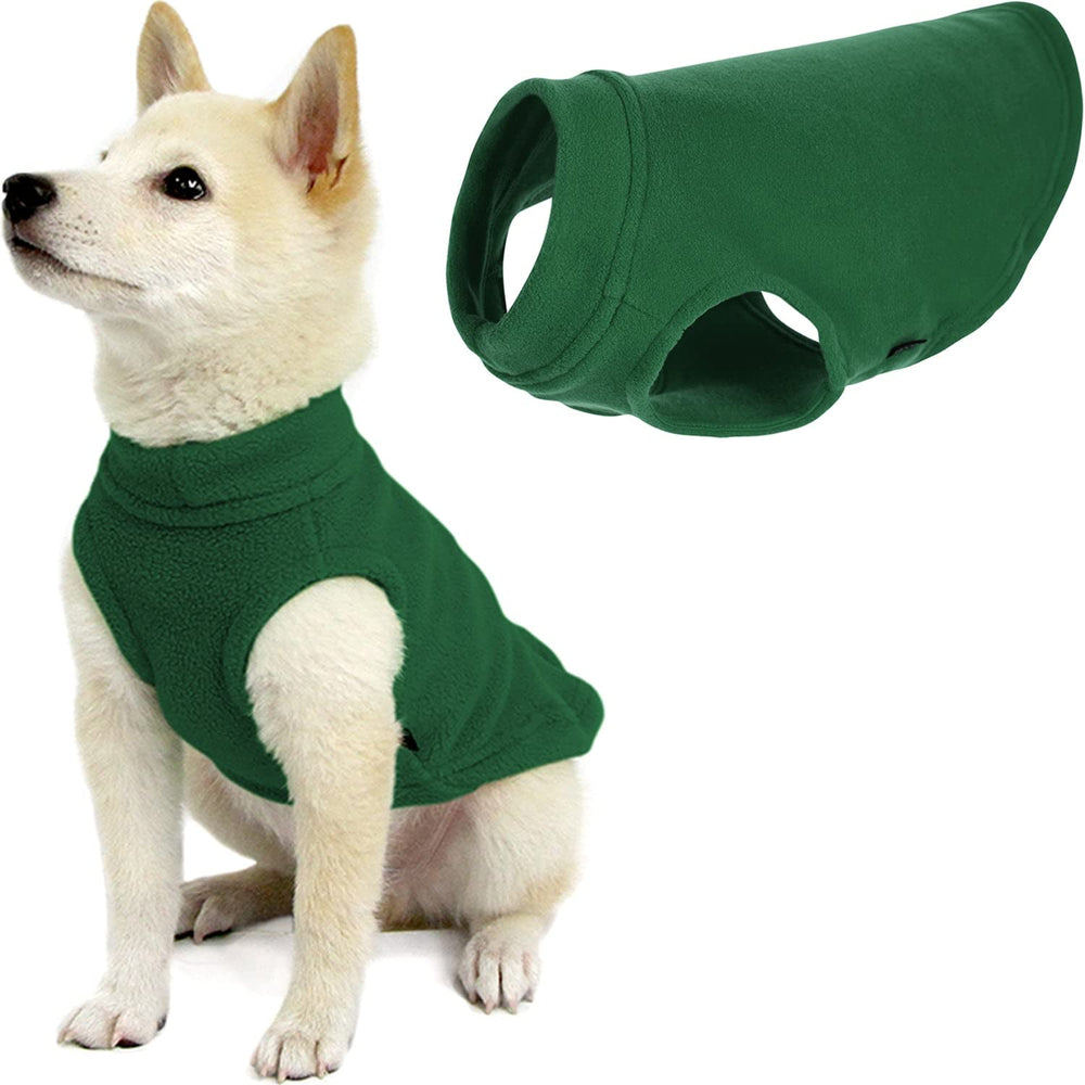 Gooby Stretch Fleece Vest shown from the front.