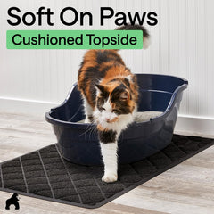 GORILLA GRIP Cat Litter Mat showing the soft top surface for paws.