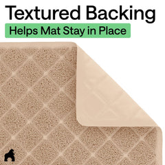 GORILLA GRIP Cat Litter Mat underside showing its textured backing.
