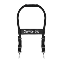 Gosknor service dog vest and handle shown from the front.