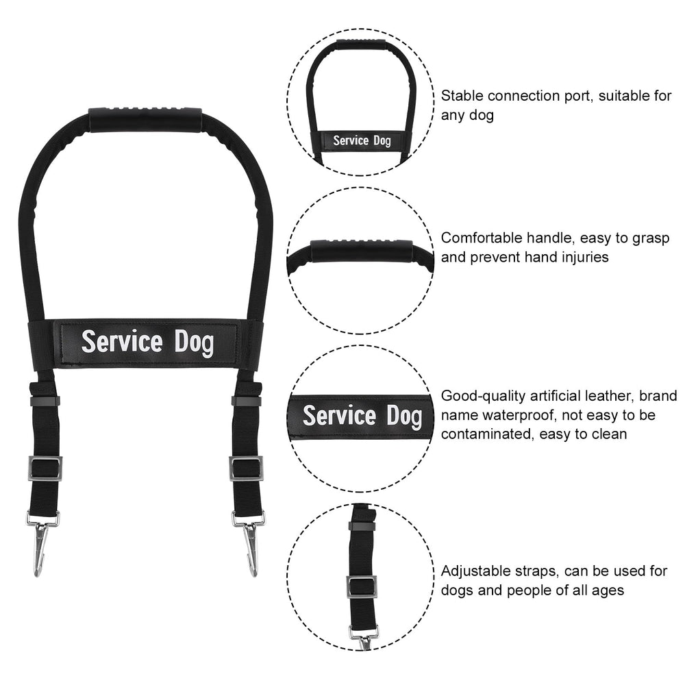 Gosknor service dog handle grip shown in detail.