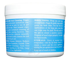 GPYP Maxi/Guard Oral Cleansing Wipes with a close view of the textured wipe.