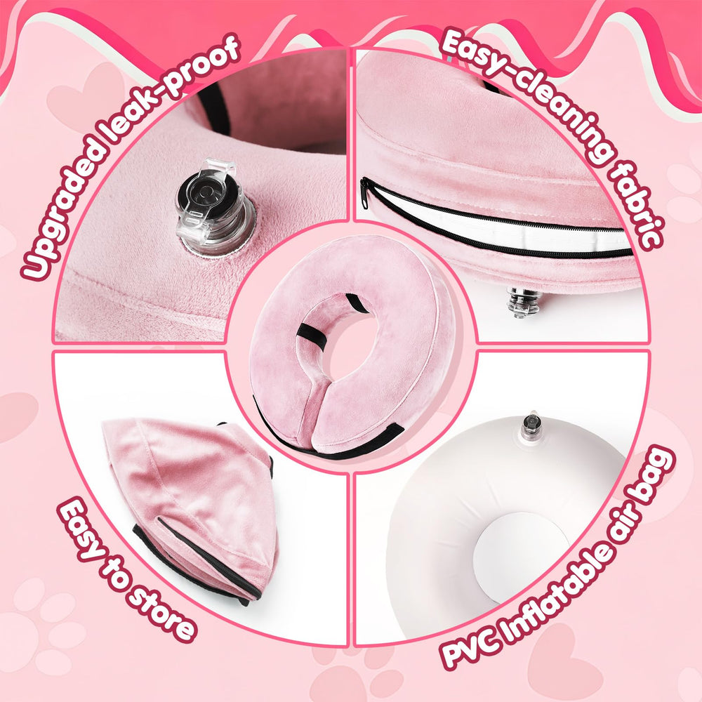 Grand Line inflatable dog collar showing its three inner collar loops.