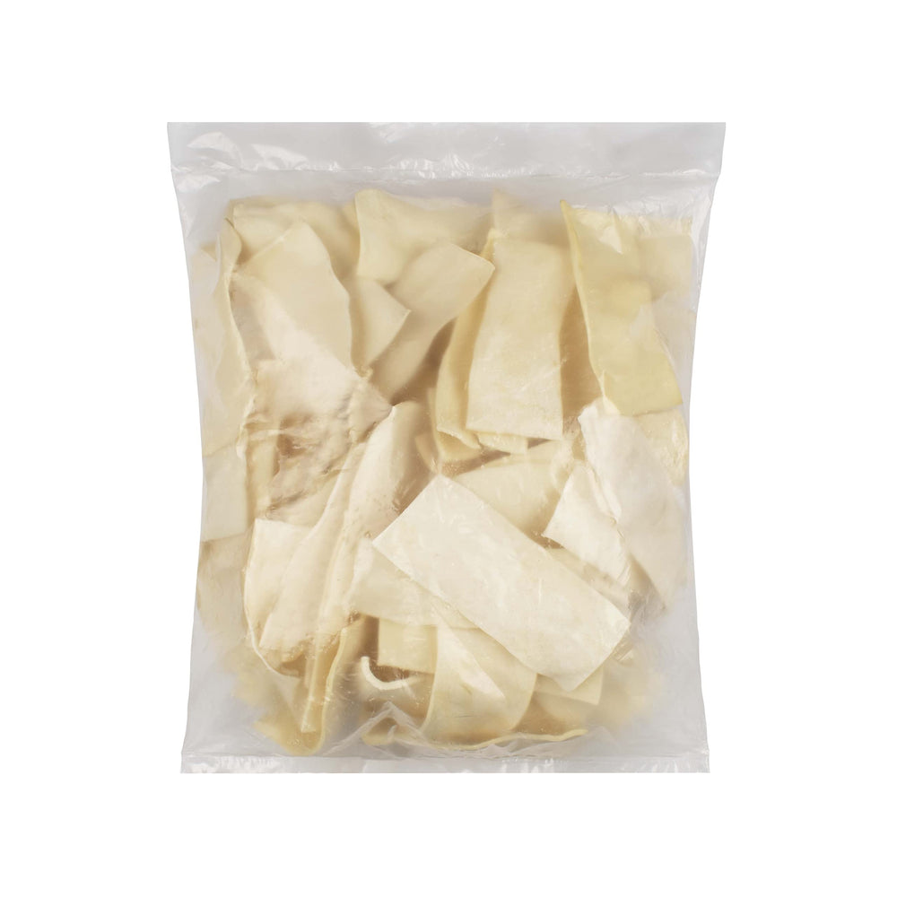 GreenCow Rawhide Chips bag shown from a side angle.
