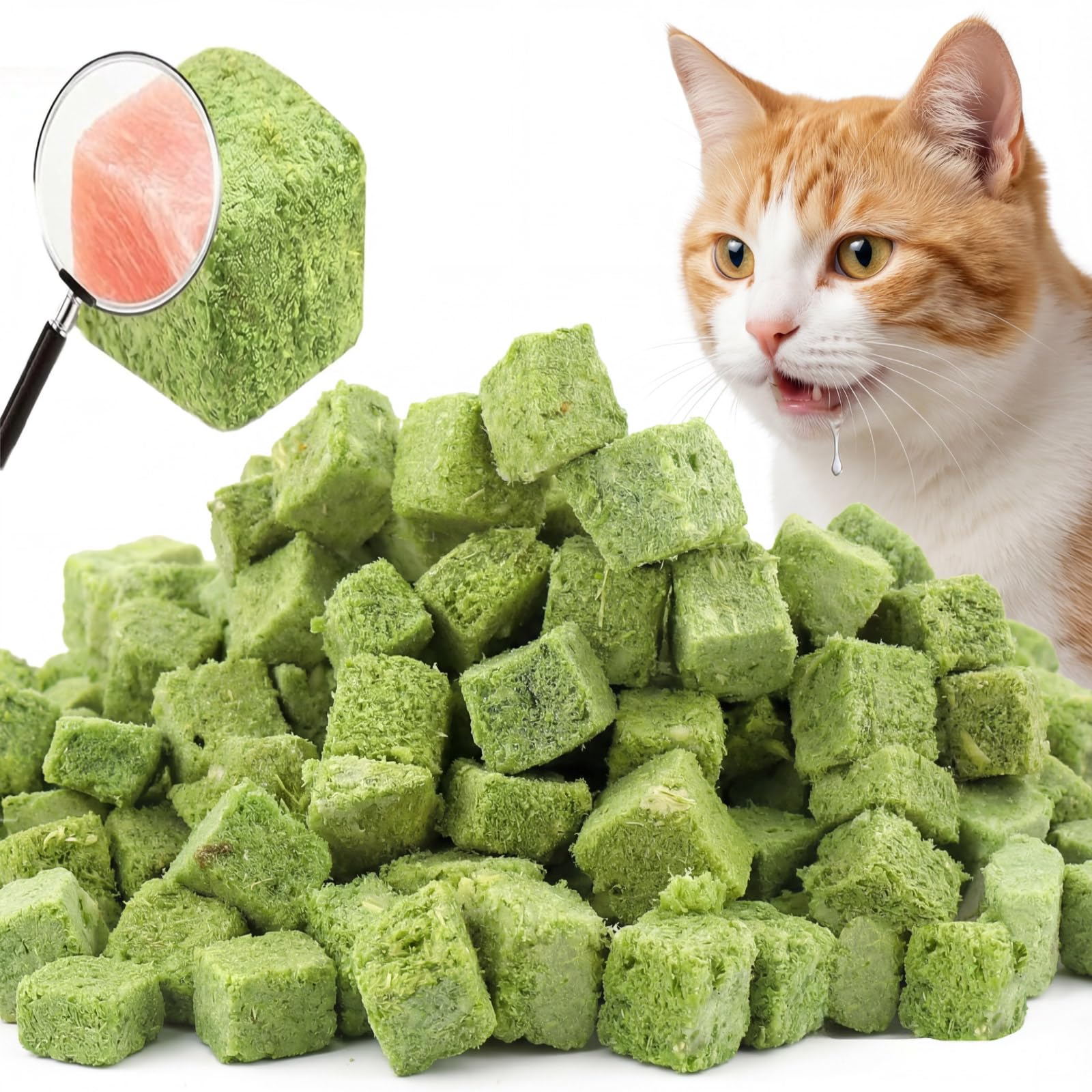 GREMBEB Cat Grass Treat shown from the front.