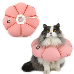 H HIDREAM cat cone collar shown from the front.