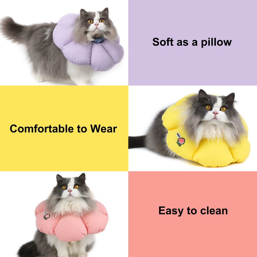 H HIDREAM cat cone collar shown as a soft pillow or decoration.