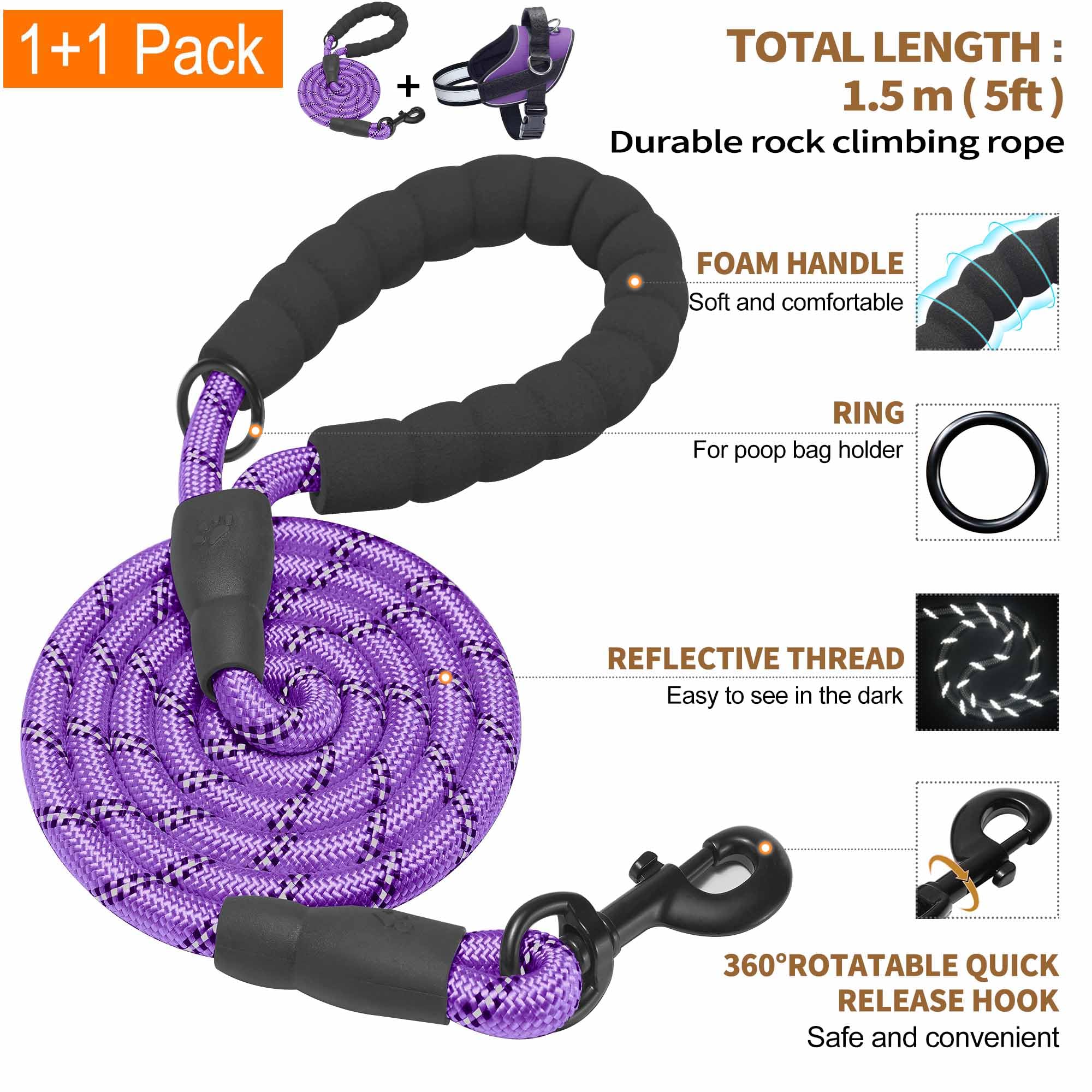 Haapaw dog harness shown with its removable BEST FRIEND patches.