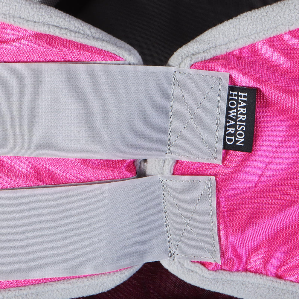 Harrison Howard CareMaster Pro fly mask with fleece padding along the seams.