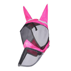 Harrison Howard CareMaster Pro fly mask showing its long nose coverage.