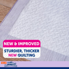 Hartz dog pads detail illustrating FlashDry liquid-to-gel technology.