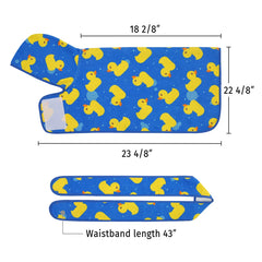 HDE dog bathrobe hood shown in a close-up view.