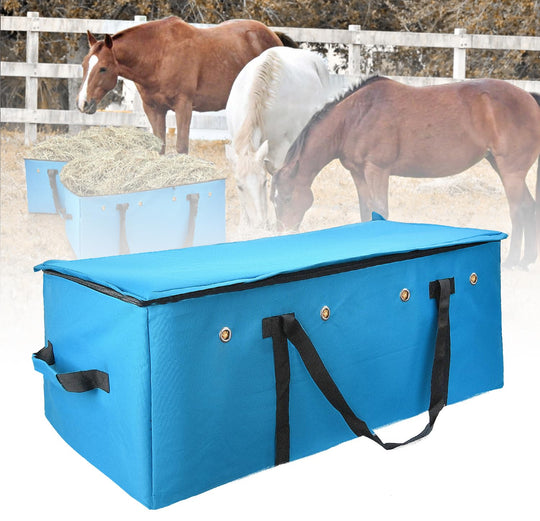 HDYEGY Hay Bale Storage Bag shown in a full product view.